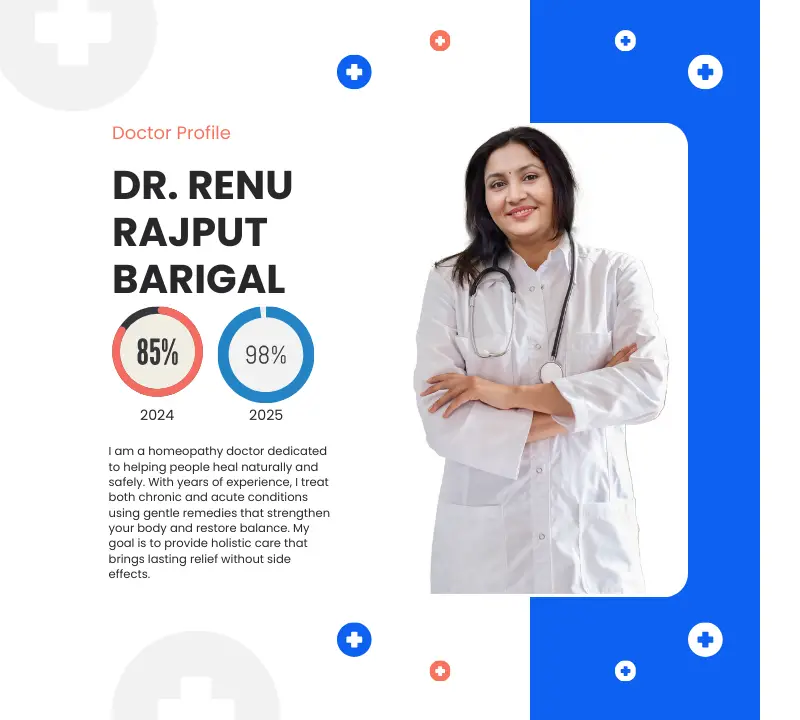 Dr. Renu Rajput Barigal – Best Homeopathy Doctor in Bhopal | Expert in Homeopathy & Nutrition